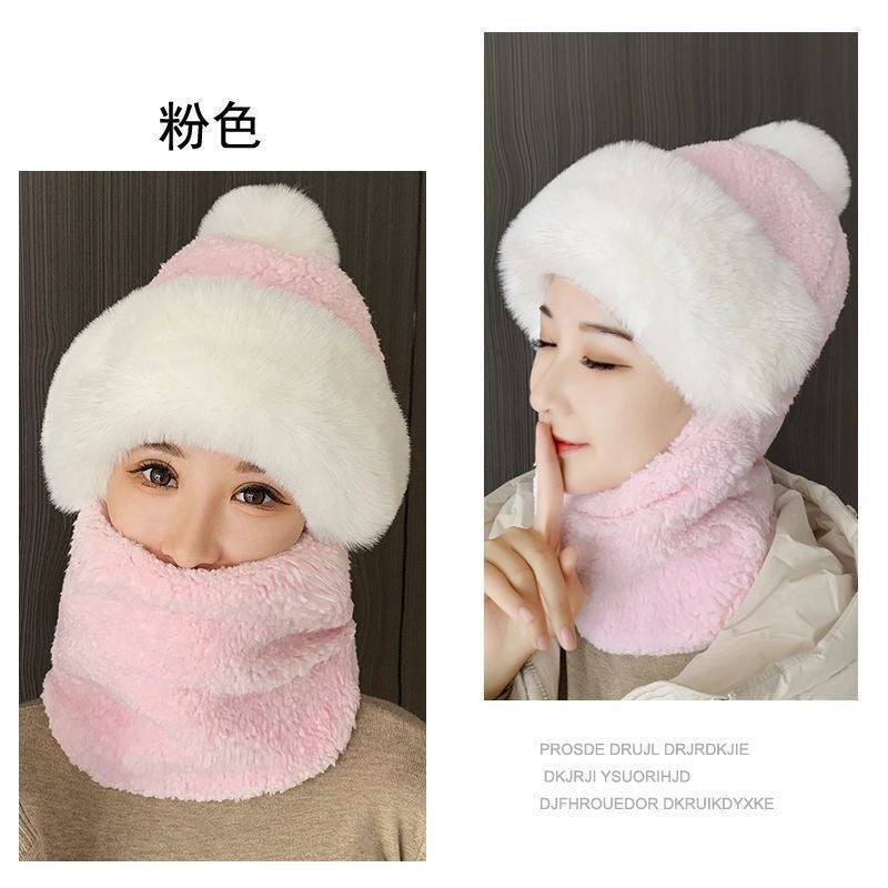 Wholesale Cute Teddy Bear Imitation Cashmere Hats